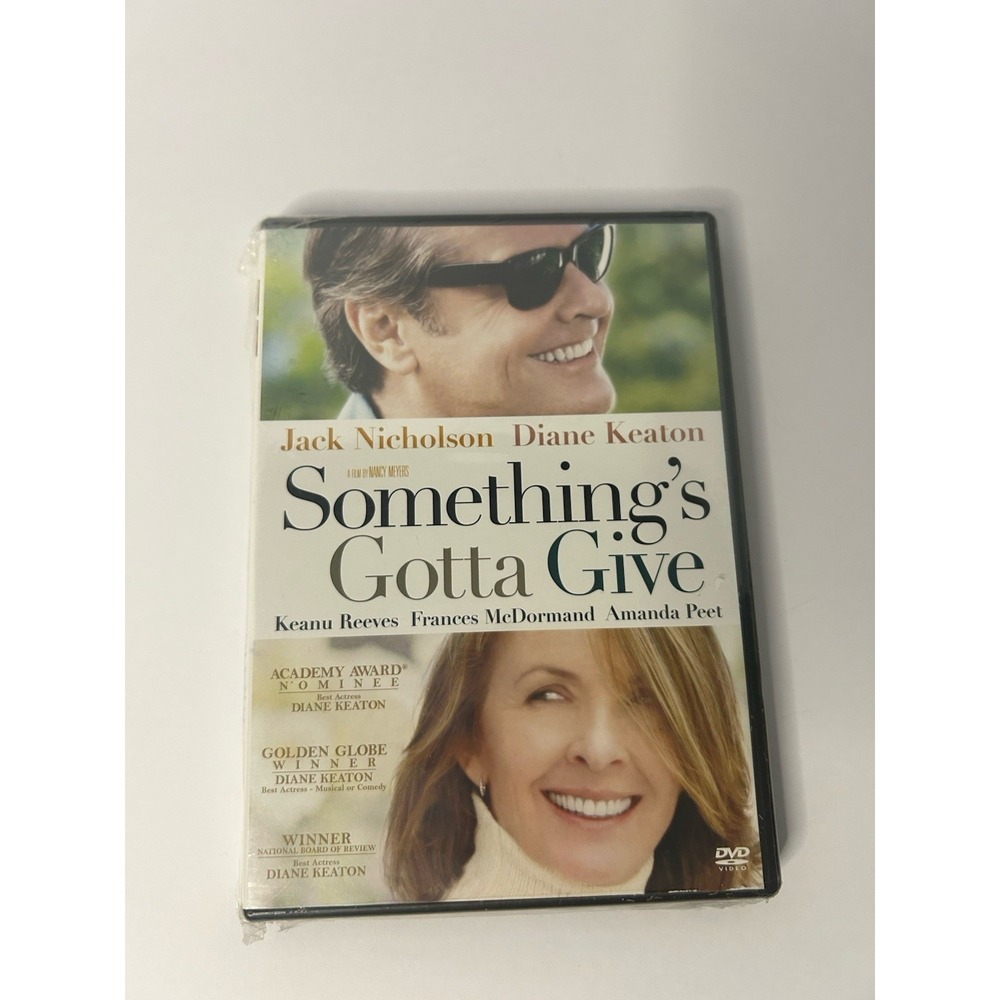 Something's Gotta Give DVD 2003 Jack Nicholson Diane Keaton NEW and SEALED